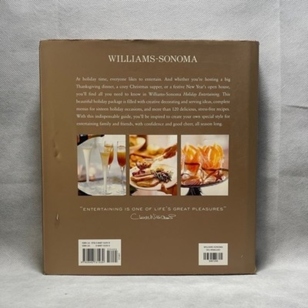 Williams-Sonoma Holiday Entertaining Cookbook Inspired Seasonal Recipes 288 Pgs - Picture 2 of 2
